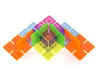 Конструктор Guidecraft Interlox Squares Квадрати, 96 деталей (G16835)