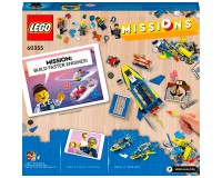 Конструктор LEGO City Missions Детективні місії водної поліції 278 деталей (60355)