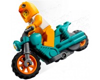 Конструктор LEGO City Stuntz Трюковий мотоцикл з курчам 10 деталей (60310)