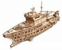 Конструктор деревянный Wood Trick Океаническая исследовательская яхта