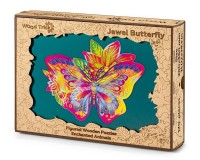 Деревянный конструктор Wood Trick Пазл Драгоценная бабочка, 170 деталей