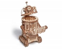 Конструктор деревянный Wood Trick Космический робот-уборщик электронный