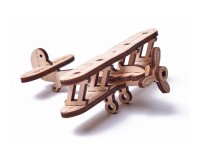 Конструктор деревянный Wood Trick Набор мини-3D пазлов №1 Мини-самолет, Самолет Корсар, Самолет Лайтнинг, Космонавт
