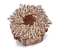 Музыкальный деревянный конструктор Wood Trick Шкатулка Таинственный цветок