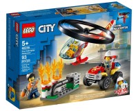 Конструктор Lego City Пожарный спасательный вертолет, 93 детали (60248)