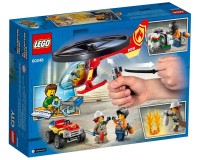 Конструктор Lego City Пожежний загін на вертольоті, 93 деталі (60248)