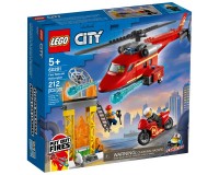 Конструктор Lego City Спасательный пожарный вертолет, 212 деталей (60281)