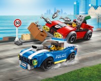 Конструктор Lego City Поліцейський арешт на автостраді, 185 деталей (60242)
