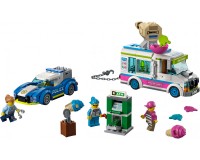 Конструктор LEGO City Поліцейське переслідування фургона з морозивом 317 деталей (60314)