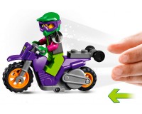 Конструктор LEGO City Stuntz Акробатичний трюковий мотоцикл 14 деталей (60296)