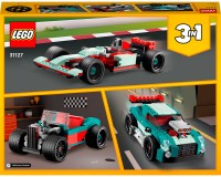 Конструктор Lego Creator 3-in-1 Вуличні перегони 258 деталей (31127)