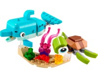 Конструктор Lego Creator 3-in-1 Дельфін і черепаха 137 деталей (31128)