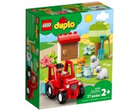Конструктор Lego Duplo Фермерский трактор и животные, 27 деталей (10950)