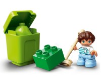 Конструктор Lego Duplo Мусоровоз и контейнеры для раздельного сбора мусора, 19 деталей (10945)