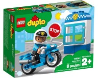 Конструктор Lego Duplo Полицейский мотоцикл, 8 деталей (10900)