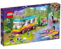 Конструктор Lego Friends Лесной дом на колесах и парусная лодка, 487 деталей (41681)