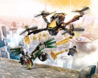 Конструктор Lego Marvel Super Heroes Двобій дронів Людини-Павука, 198 деталей (76195)
