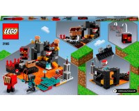 Конструктор LEGO Minecraft Нижній бастіон 300 деталей (21185)
