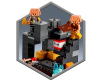 Конструктор LEGO Minecraft Нижній бастіон 300 деталей (21185)
