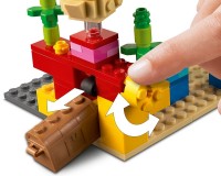 Конструктор Lego Minecraft Коралловый риф, 92 детали (21164)