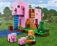 Конструктор Lego Minecraft Дом-свинья, 490 деталей (21170)