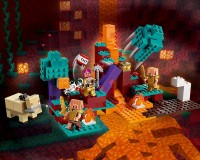 Конструктор Lego Minecraft Искаженный лес, 287 деталей (21168)