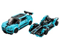 Конструктор Lego Speed Champions Formula E Panasonic Jaguar Racing GEN2 car & Jaguar I-PACE eTROPHY, 565 деталей (76898)