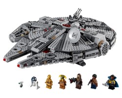 Конструктор Lego Star Wars Сокол Тысячелетия, 1351 деталь (75257)