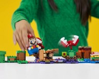 Конструктор Lego Super Mario Головоломка з рослиною-піраньєю, додатковий рівень, 267 деталей (71382)