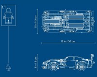 Конструктор Lego Technic Chevrolet Corvette ZR1, 579 деталей (42093)