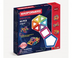 Магнітний конструктор Magformers Базовий набір, 62 елемента