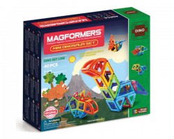 Магнітний конструктор Magformers Маленькі динозаври, 40 елемента