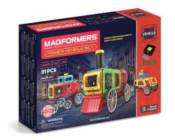 Магнітний конструктор Magformers транспорт (81 елемент)