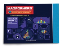 Магнитный конструктор Magformers Школьный набор, 180 элементов