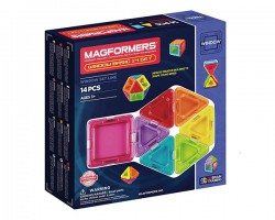 Магнітний конструктор Magformers Базовий Супер 3Д набір, 14 елементів