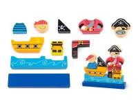 Магнитная деревянная игрушка Viga Toys Пират (50077)