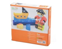 Магнітна дерев'яна іграшка Viga Toys Пірат (50077)