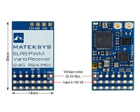 Приймач Matek ELRS 2.4GHz PWM Vario Receiver, R24-P6V