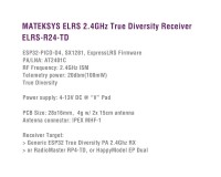 Приемник Matek ELRS 2.4GHz True Diversity Receiver, R24-TD