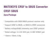 Конвертер сигнала Matek ELRS CRSF to SBUS converter