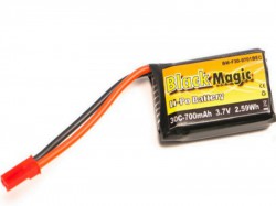 Аккумулятор Black Magic 3,7В (1S) 700mAh JST-BEC штекер LiPo 30C М'який чохол (для Nine Eagles Galaxy Visitor 8, Galaxy Visitor 6)