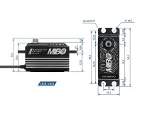 Сервопривод MIBO MB-2311WP 14.5кг/0.062с/8.4В бесколлекторный