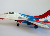 Збірна модель Зірка авіаційна група вищого пілотажу «МіГ-29» Стрижі 1:72