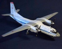 Сборная модель Amodel Военно-транспортный самолет Antonov An-24T 1:72 (AMO72160)