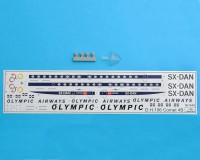 >Збірна модель Amodel  Реактивний авіалайнер D.H.106 Comet-4B Olympic Airways 1:144 (AMO1449)
