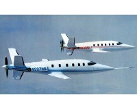 Сборная модель Amodel Турбовинтовой бизнес-самолет Lear fan 2100 1:72 (AMO72310)