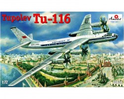 Сборная модель Amodel Пассажирский cамолет Tupolev Tu-116 1:72 (AMO72031)