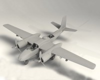 Сборная модель ICM Американский бомбардировщик A-26B-15 Invader, IIМВ 1:48 (ICM48282)