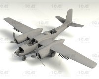 Збірна модель ICM Американський бомбардувальник B-26C-50 Invader, Війна у Кореї 1:48 (ICM48284)