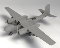 Збірна модель ICM Американський бомбардувальник A-26B Invader На Тихоокеанському театрі,  IICВ 1:48 (ICM48285)